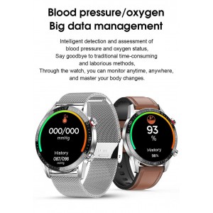 Sports Smartwatch Bracelet HD Full Circular Screen Heart Rate Electrocardiograph Step Bluetooth 1.39 Inch 290MAH Smart Watch
